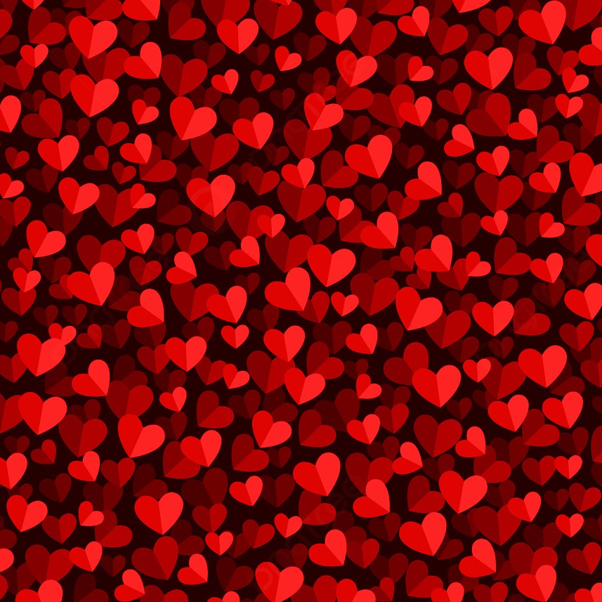 Red hearts